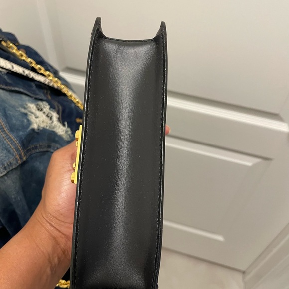 MCM Gretl Cubic Logo Jacquard/Leather Crossbody - Picture 5 of 11